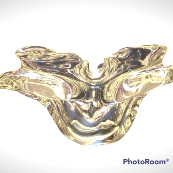 Mid-Century Murano Italy Hand Sculptured Glass Ashtray/Trinket Keeper - Picture 3 of 7